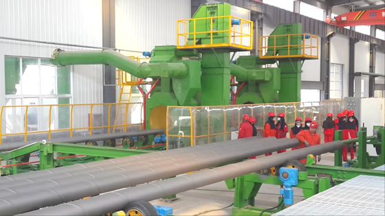 Linea di produzione di rivestimenti industriali per rivestimenti liquidi interni ed esterni di tubi di acciaio
